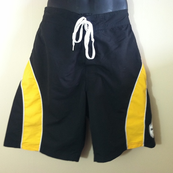 steelers swim trunks